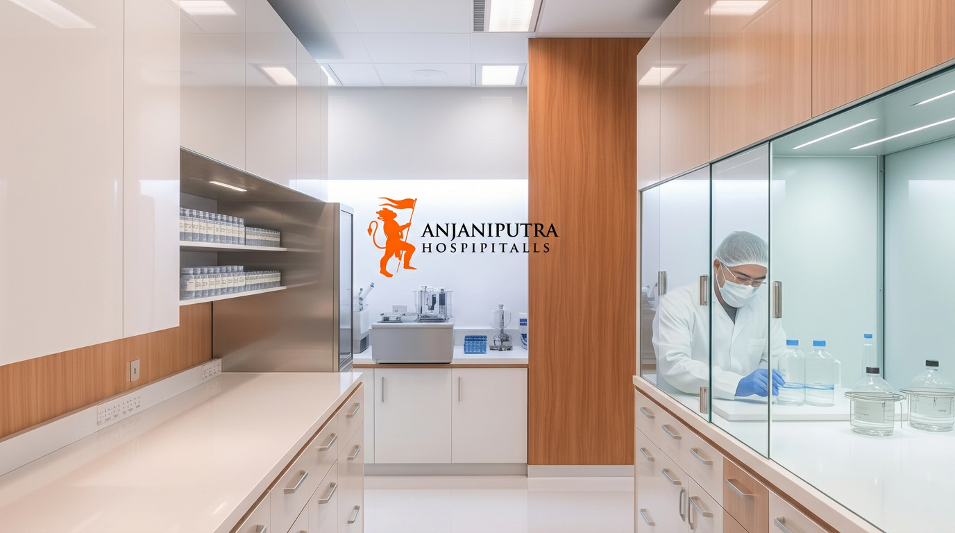 Anjaniputra Hospitals Lugano peptide and cell-therapy preparation laboratory